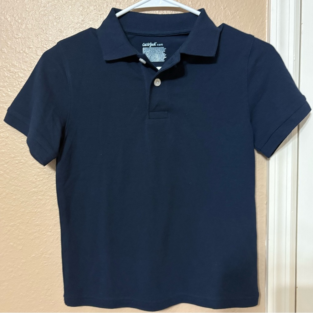 NWOT Cat & Jack Navy Kids Polo Shirt